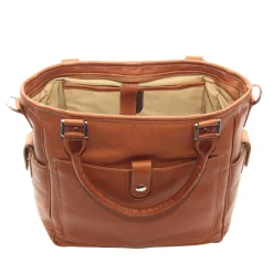 Piel Leather Tablet Shoulder Bag