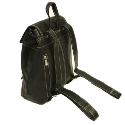 Piel Leather Top Flap Drawstring Backpack