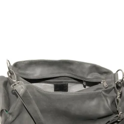 Piel Leather Top-Zip Cross Body Hobo