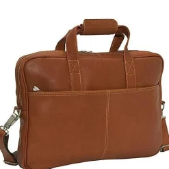 Piel Leather Top-Zip Portfolio