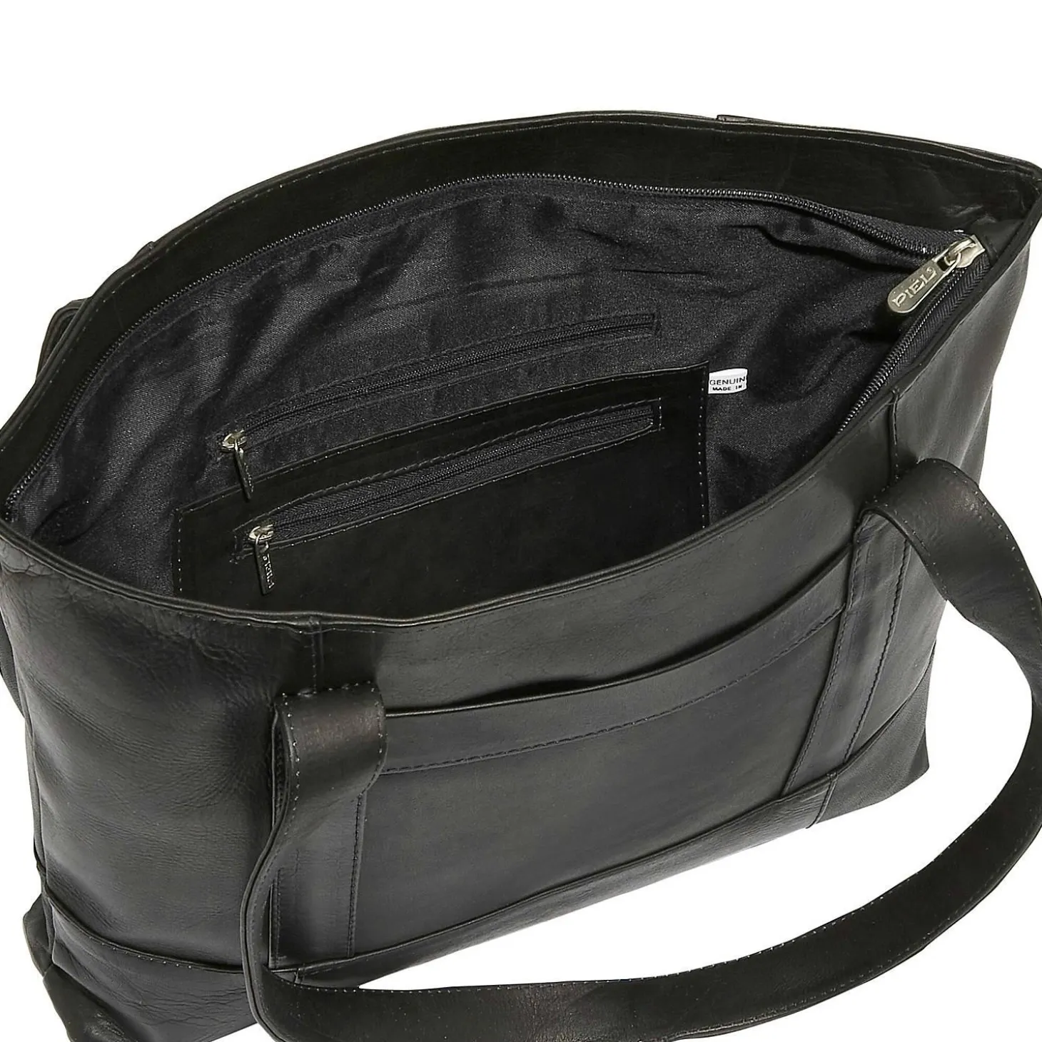 Piel Leather Top-Zip Tote