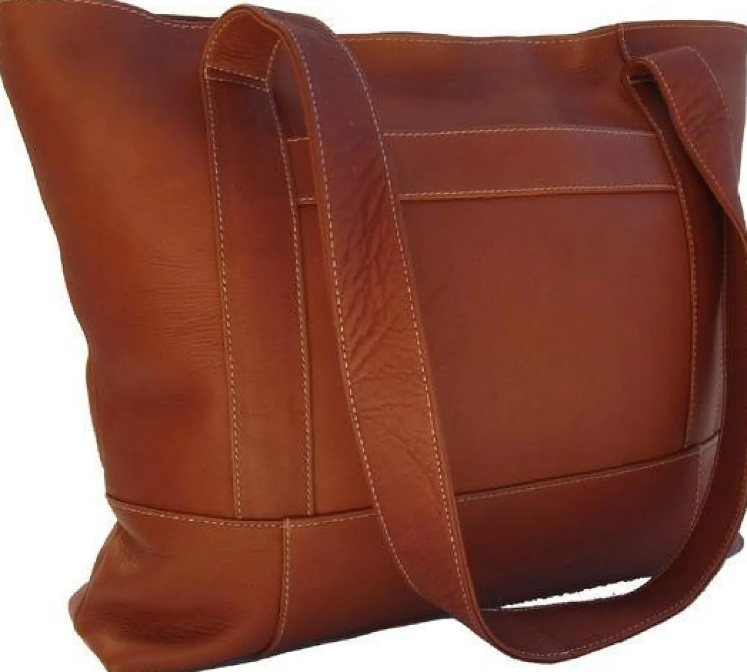 Piel Leather Top-Zip Tote