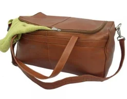 Piel Leather Traveler's Select Small Duffel Bag