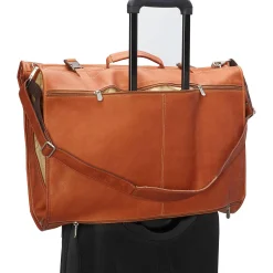 Piel Leather Tri-Fold Garment Bag