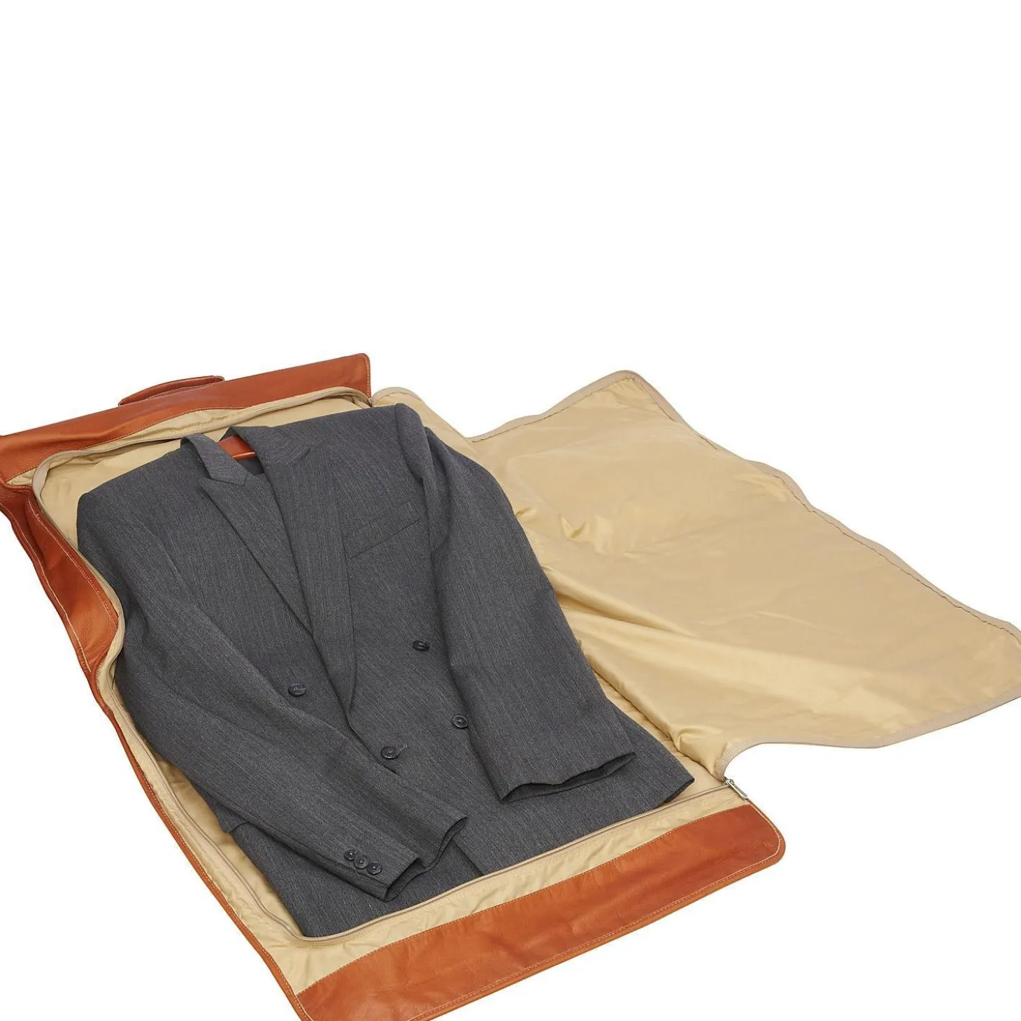 Piel Leather Tri-Fold Garment Bag