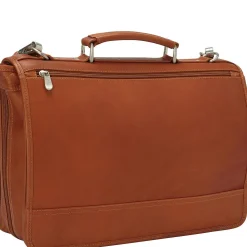 Piel Leather Two-Section Expandable Laptop Portfolio