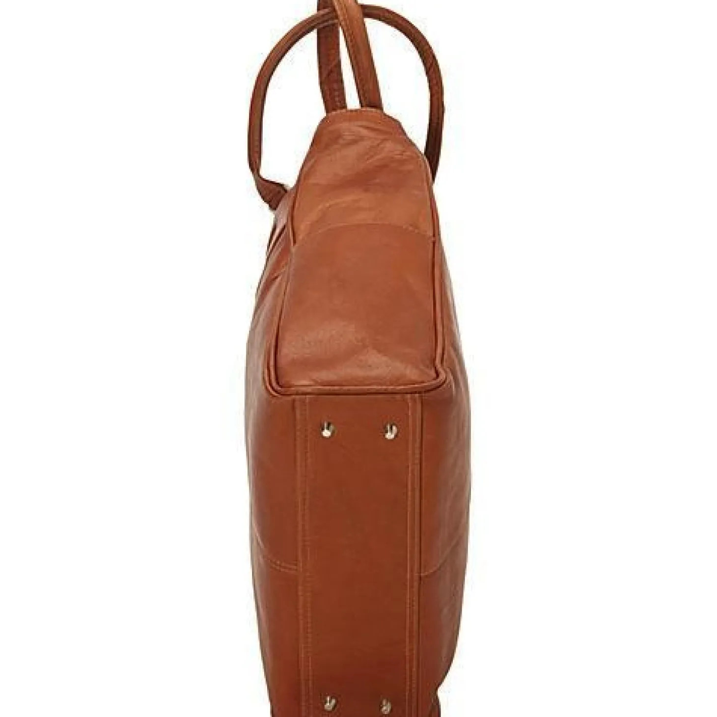 Piel Leather Vertical Laptop Tote