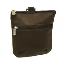 Piel Leather Zippered Valuable Pouch