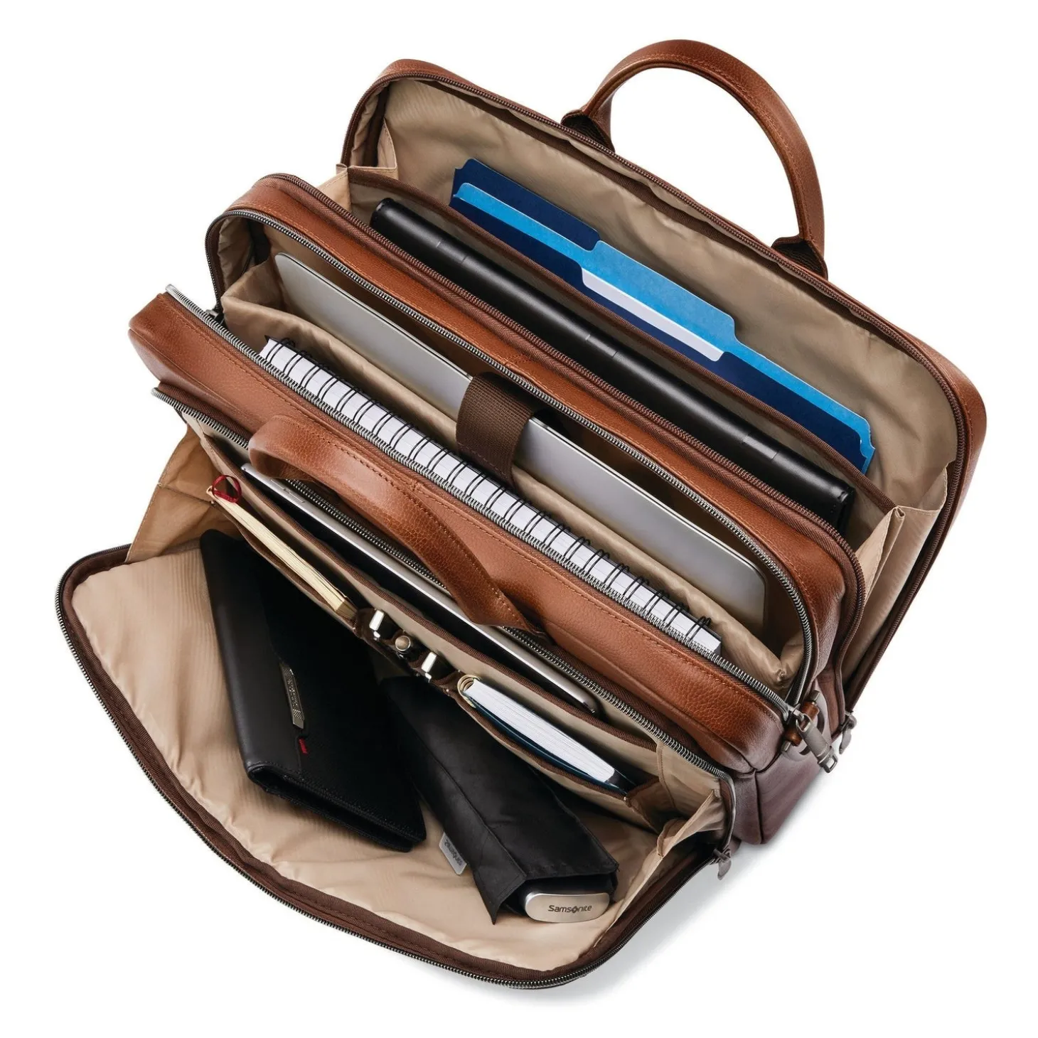 Samsonite Classic Leather Toploader