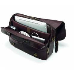 Samsonite Leather Business Cases Colombian Leather Flapover Case