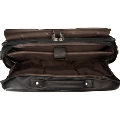 Samsonite Leather Business Cases Colombian Leather Flapover Case
