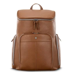 Samsonite Mobile Solutions Leather Deluxe Backpack