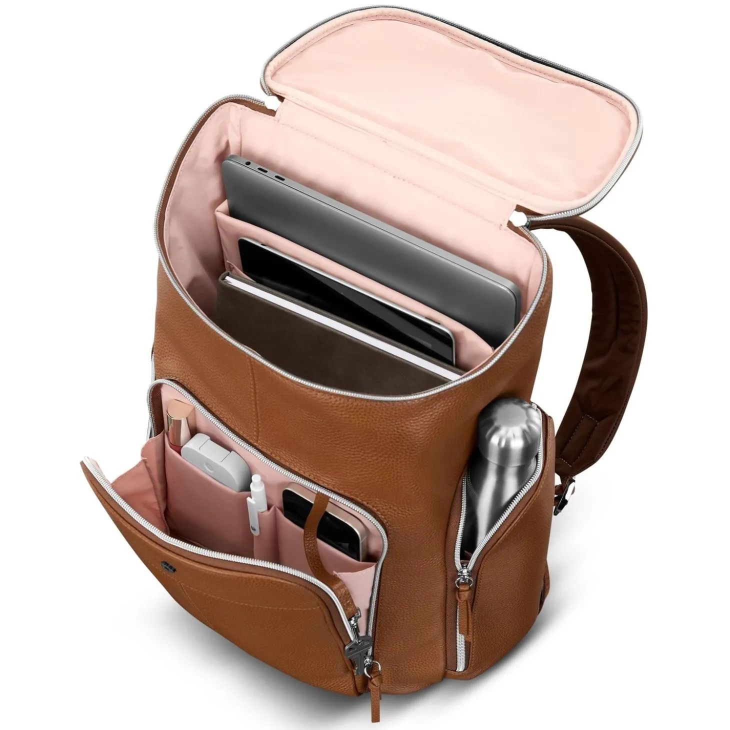 Samsonite Mobile Solutions Leather Deluxe Backpack