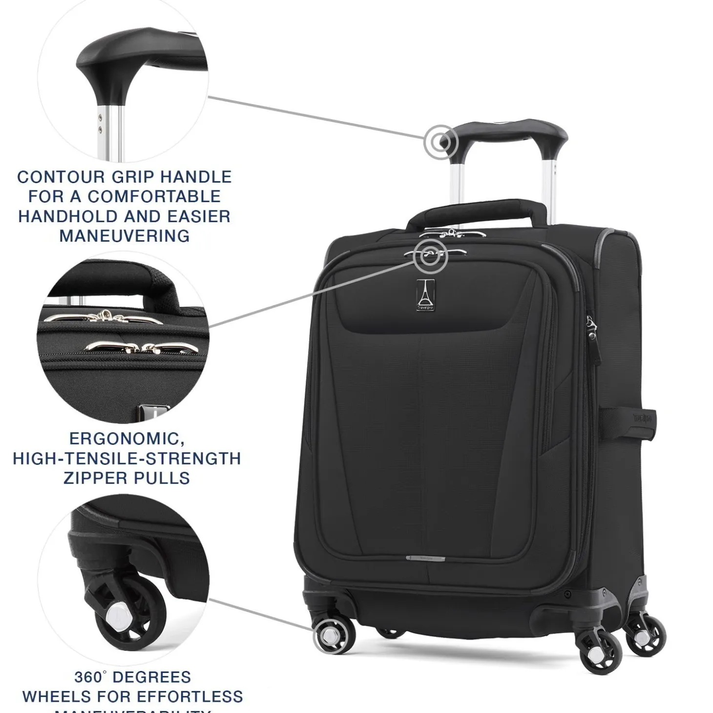 Travelpro Maxlite 5 Lightweight International Expandable Carry-On Spinner