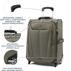 Travelpro Maxlite 5 Lightweight International Expandable Carry-On Rollaboard (2-Wheeled)