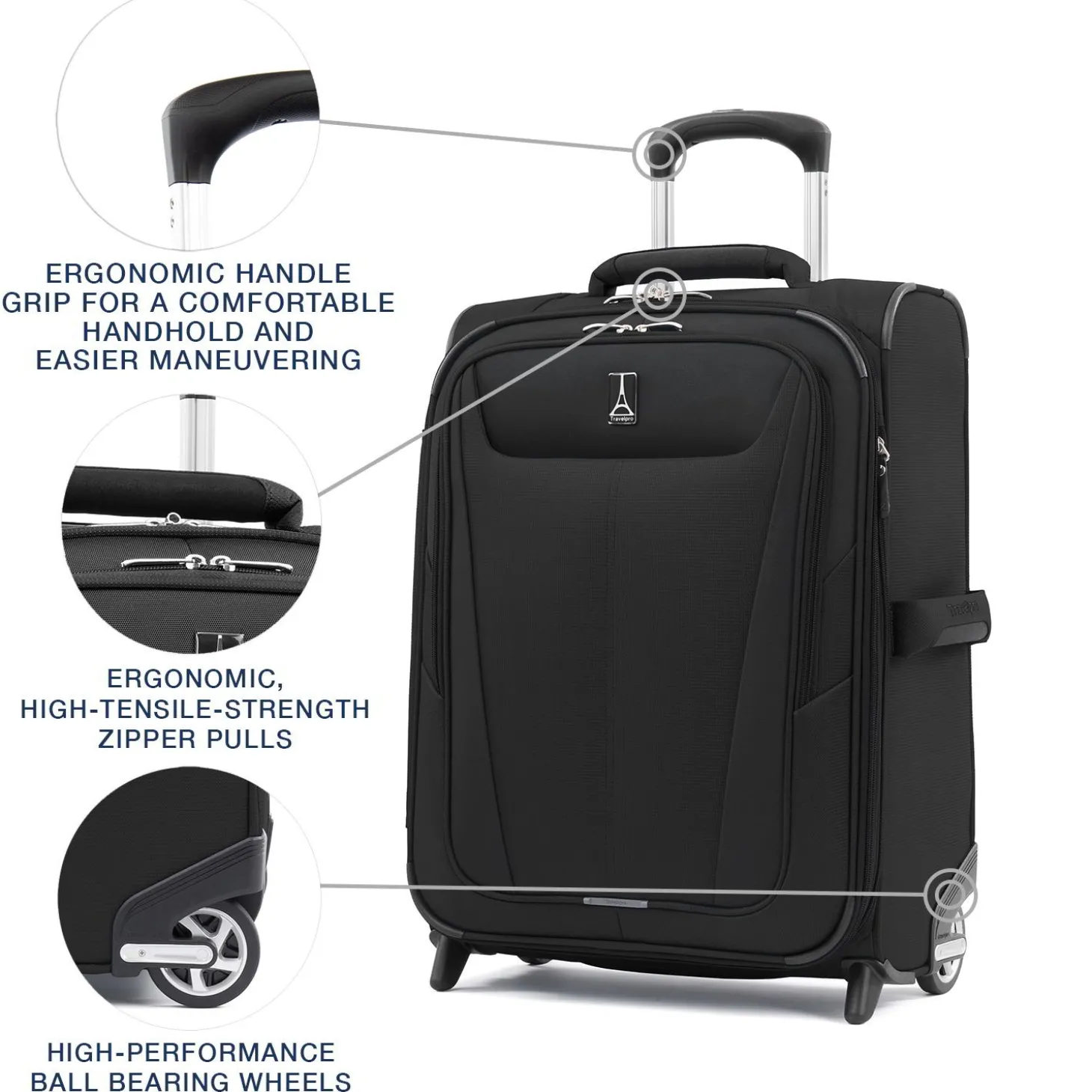 Travelpro Maxlite 5 Lightweight International Expandable Carry-On Rollaboard (2-Wheeled)