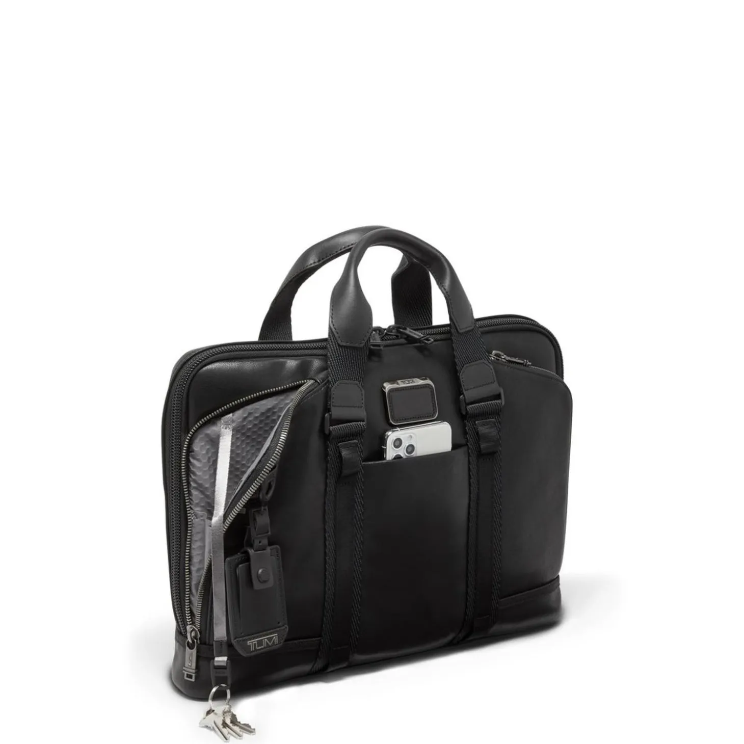 TUMI Alpha Bravo Academy Leather Brief