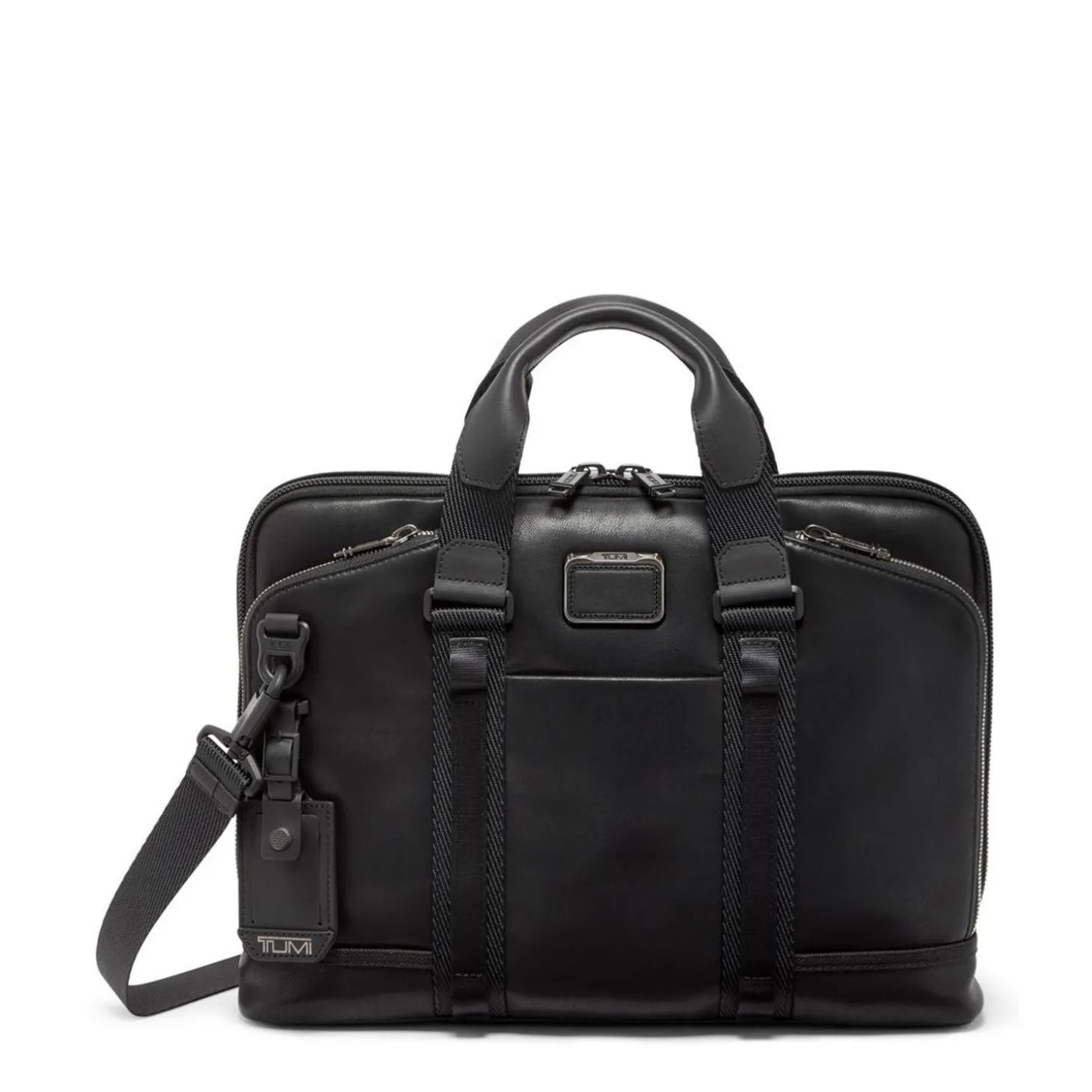 TUMI Alpha Bravo Academy Leather Brief