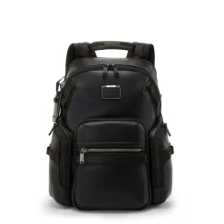TUMI Alpha Bravo Navigation Leather Backpack