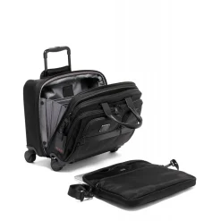 TUMI Alpha Deluxe Laptop Expandable Wheeled Brief