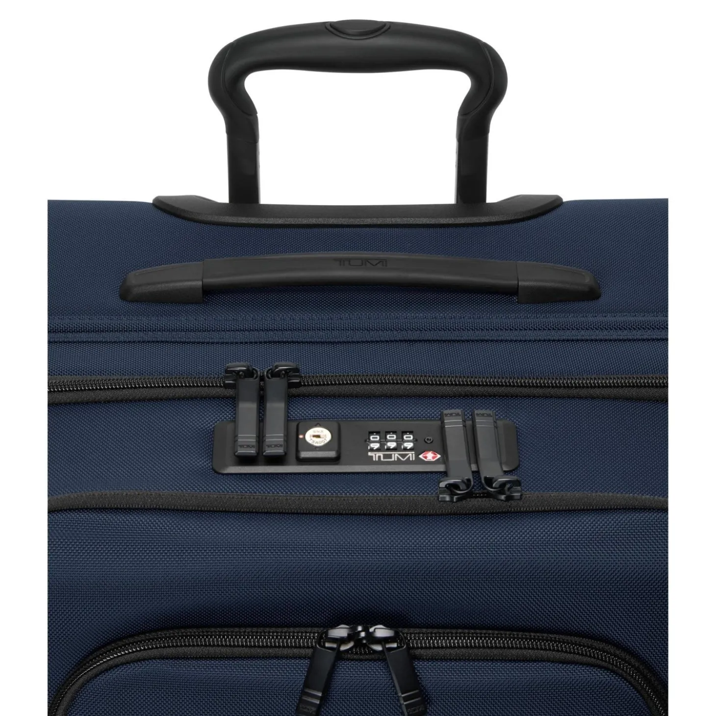 TUMI Alpha Medium Dual Access Expandable Checked