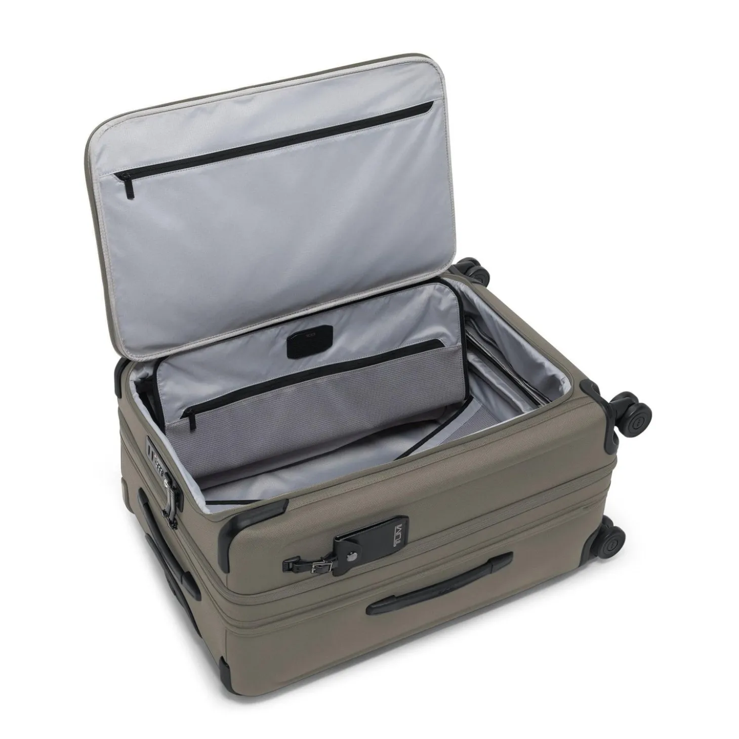 TUMI Alpha Medium Dual Access Expandable Checked