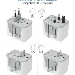 Voltage Valet International Travel Adapter 5 Port USB