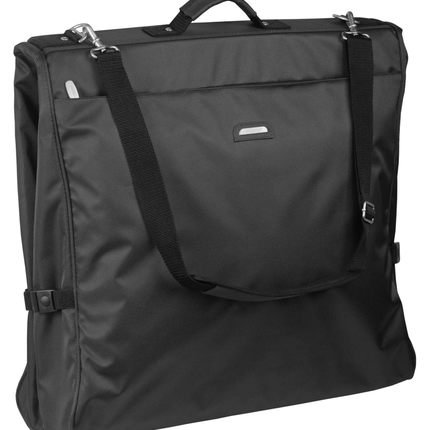 Wally Bags 45-inch Framed Garment Bag with Shoulder Strap and Multiple Pockets