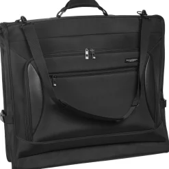 Wally Bags Solutions 45-inch Premium Garment Bag with Shoulder Strap and Multiple Pockets